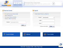 Tablet Screenshot of cliente.hoteldaweb.com.br